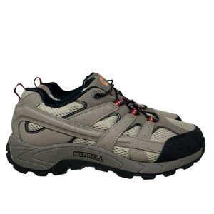 Merrell Hiking Boots Mens 7 Gray Moab 2 Low Cut Trail Outdoor Lace Up MK261205